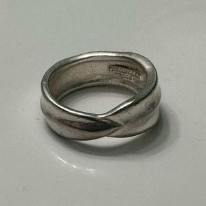 Tiffany & Co Vintage Paloma Picasso Nature Leaf Sterling Silver Ring